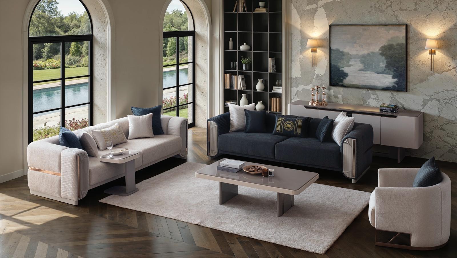 1 (1) Oslo Sofa Set 3+3+1 - Image 1