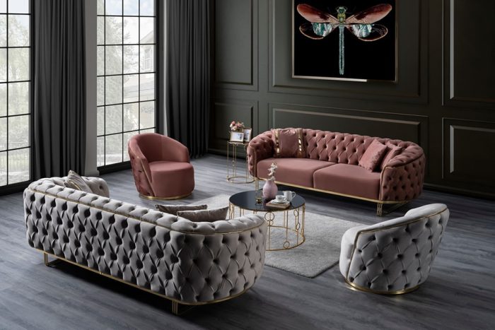 Diamond Sofa Set - Image 3