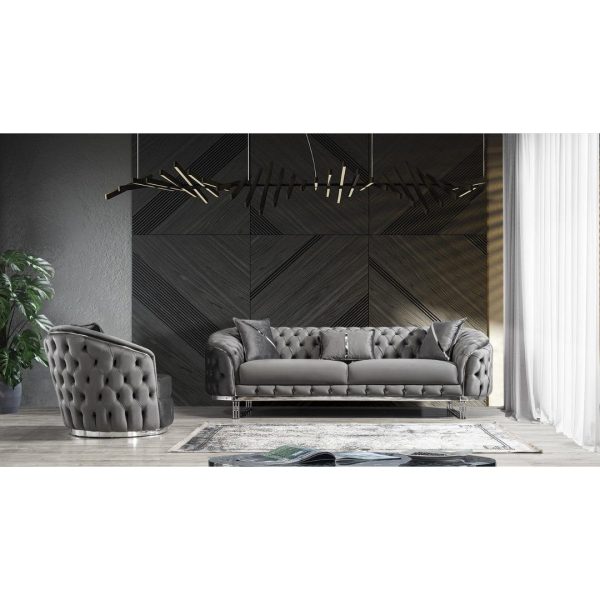 C. Class Chesterfield Sofa Set - Image 2