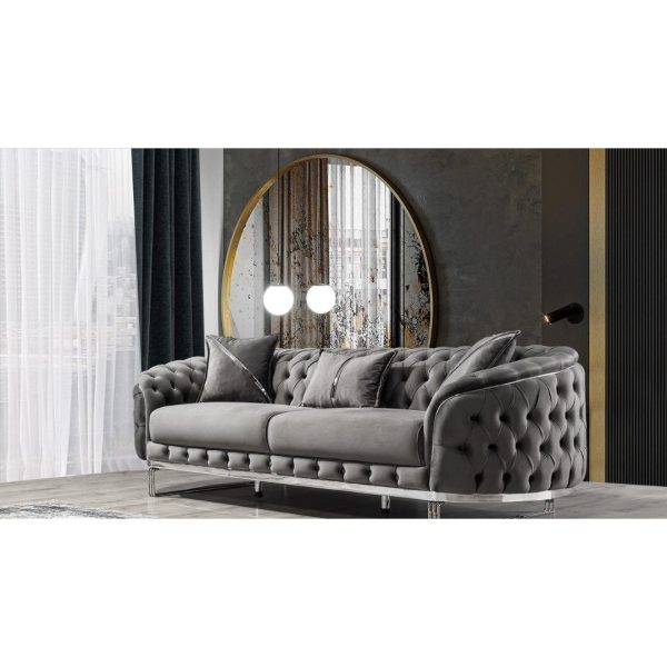 C. Class Chesterfield Sofa Set - Image 3