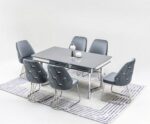 Carmen Dining Set Silver