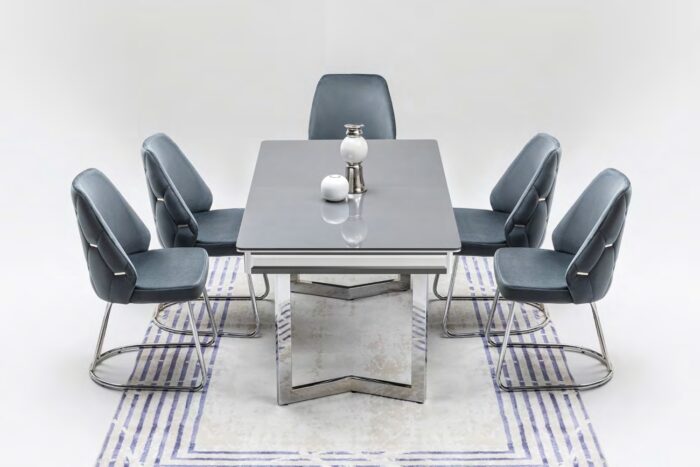 Carmen Dining Set Silver - Image 3