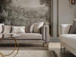 Lotus Sofa Set Gold/Silver - Image 3
