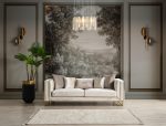 Lotus Sofa Set Gold/Silver - Image 12