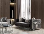 Lotus Sofa Set Gold/Silver - Image 16