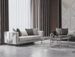 Palmera Sofa Set Gold/Silver - Image 7