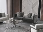 Palmera Sofa Set Gold/Silver - Image 11