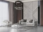 Palmera Sofa Set Gold/Silver - Image 14