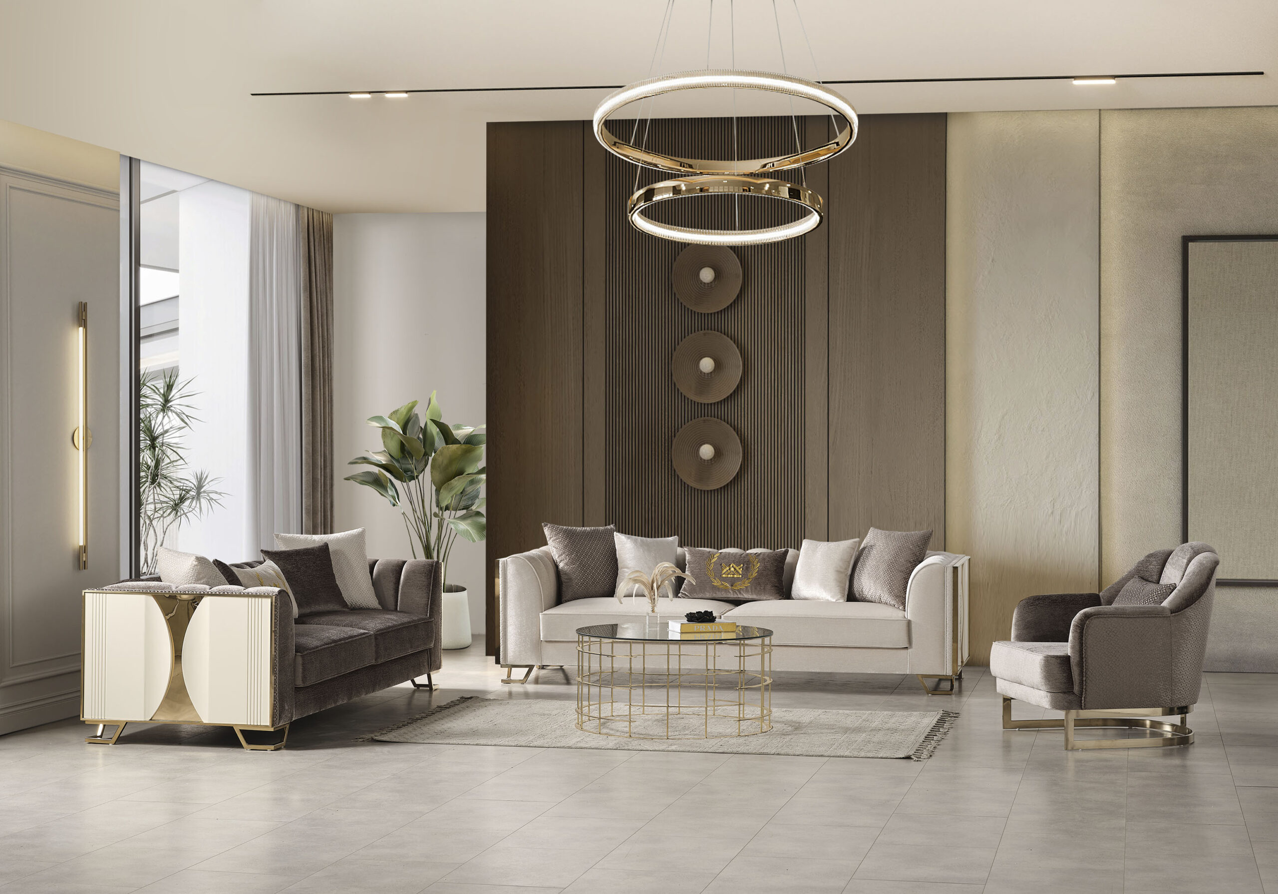 NEK-013890 copy Sicilya Sofa Set 3+3+1 - Image 1