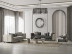 Dimond Silver Sofa Set - Image 2