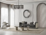 Dimond Silver Sofa Set - Image 9