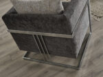 Lotus Silver Sofa Set - Image 6