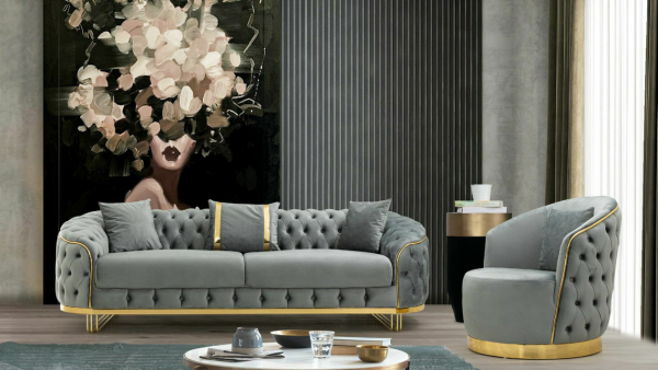 Diamond Sofa Set - Image 3