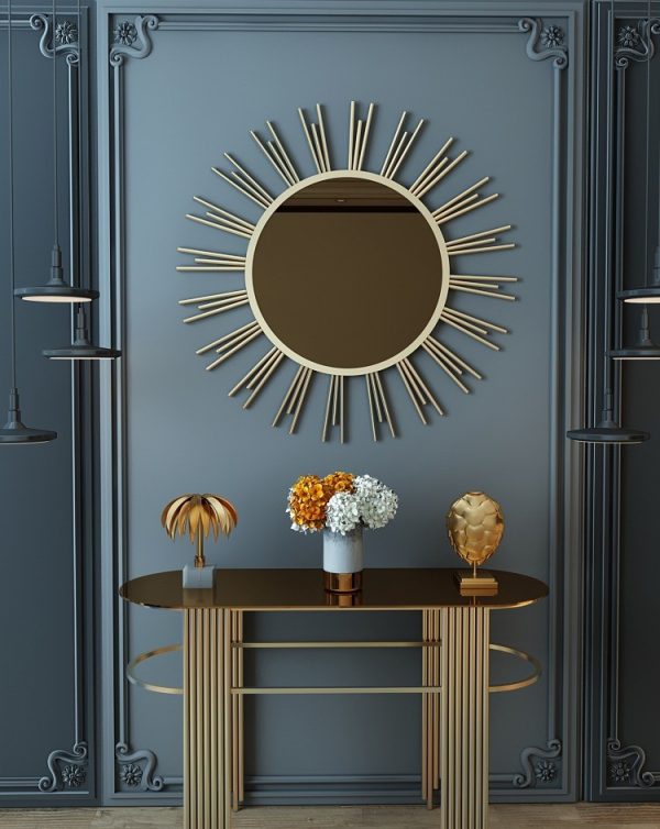 Golden Horizon Console Table