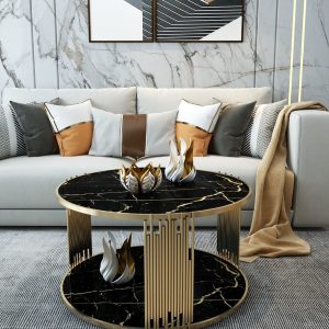 Contempo Circle Coffee Table Set