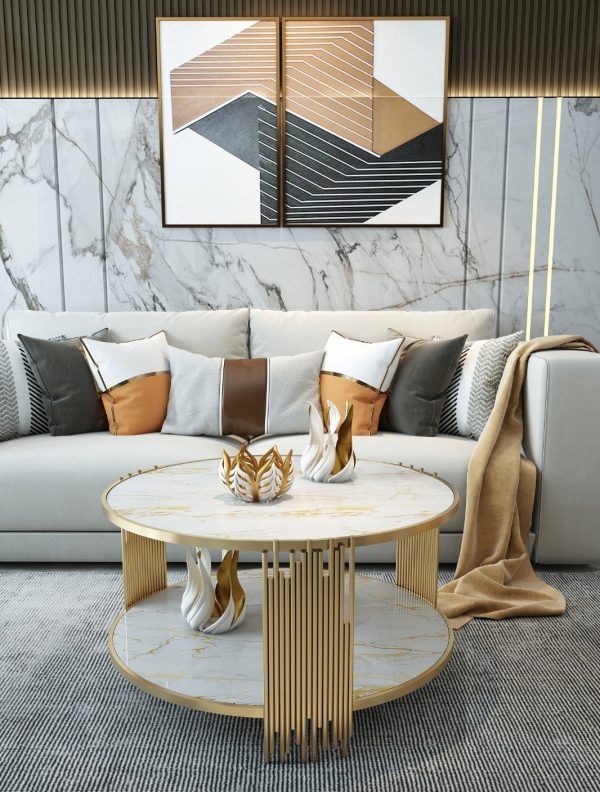 Contempo Circle Coffee Table Set - Image 2