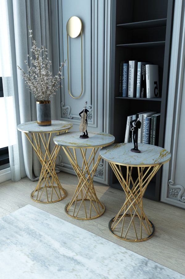 Marble Aurelia Coffee Table Set