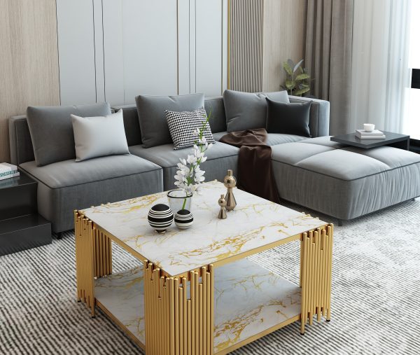 Obsidian Luxe Coffee Table Set - Image 2