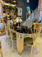 Piano Glass Dining Set - Image 2