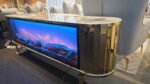Crestal Glass TV Stand
