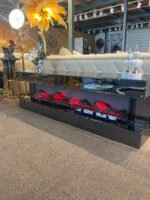 Tinded G Model Glass TV Stand