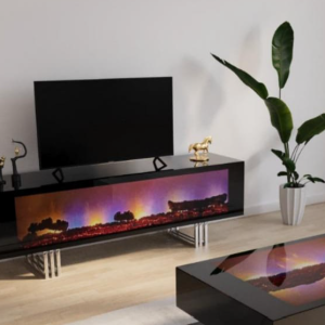 Twilight Fireplace TV Stand Table