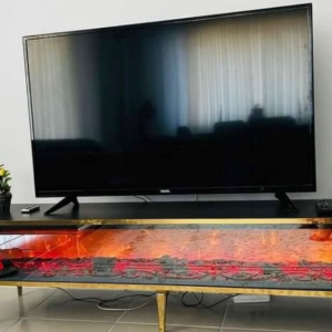 Classy Fireplace TV Stand