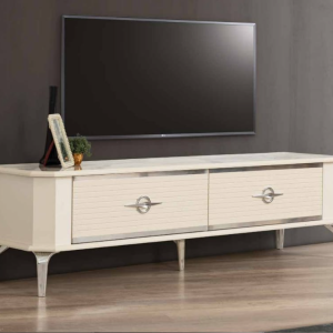 Elegance White Wood Console Table