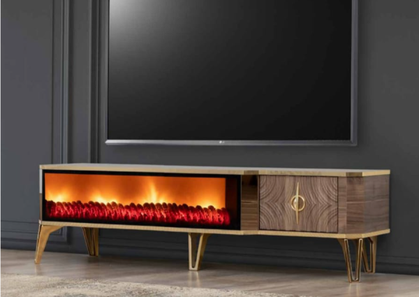 Emberwood Fireplace TV Stand TV Table - Image 3