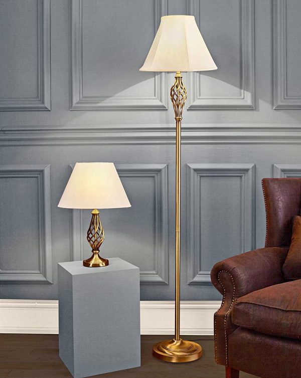 Diamond Twirl Lamp